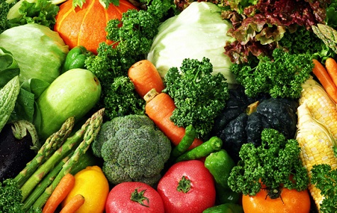 Verduras y contenido en potasio