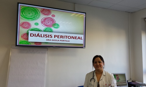 Sesión clínica en nuestro servicio: diálisis peritoneal