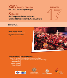 XXIV Reunión Científica del Club de Nefropatología / X Reunión del Grupo de Enfermedades Glomerulares de la S.E.N. (GLOSEN)